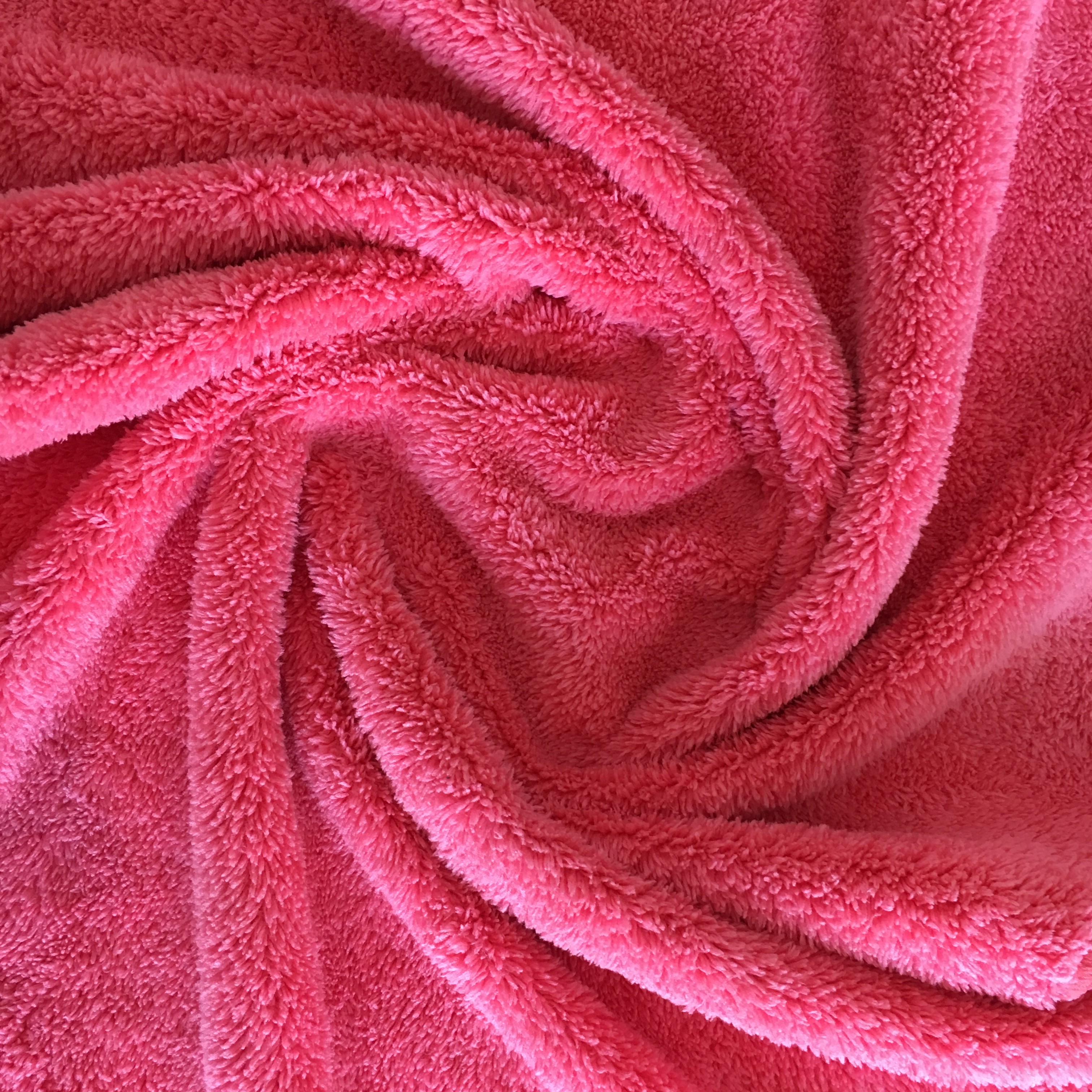 high weight coral fleece two sides brushed absorbing square towels
