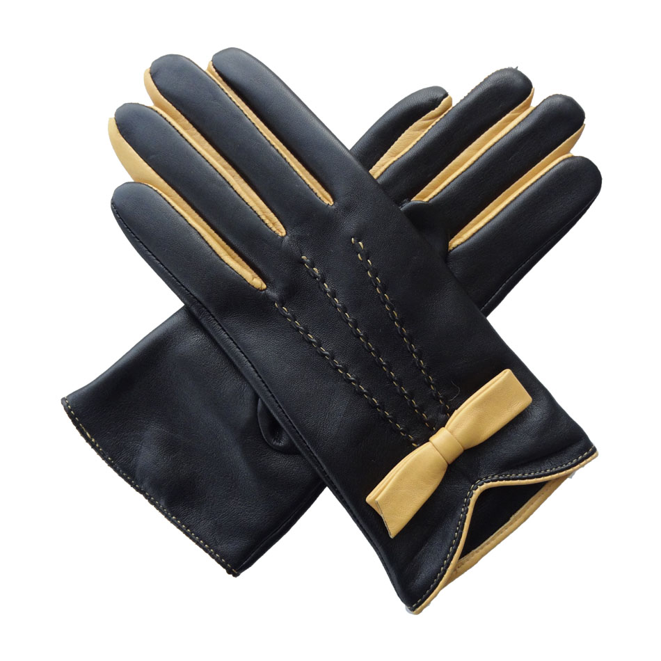Customized women leather gloves with the best price