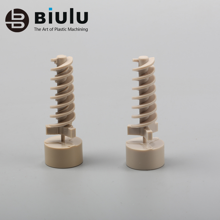 PEEK Screw Precision Plastic Machining , Cnc Turning Prototype Cnc Machining