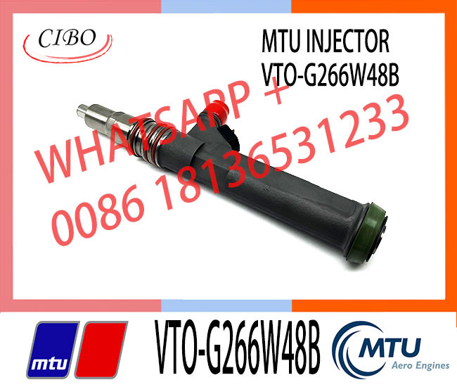 Remanufactured High Quality Diesel Fuel Engine Injector VTO-G266W48B X52407500024 for MTU 16V 4000