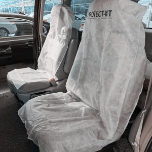 China Disposable PP Nonwoven Plane Seat Cover Customized Logo on sale