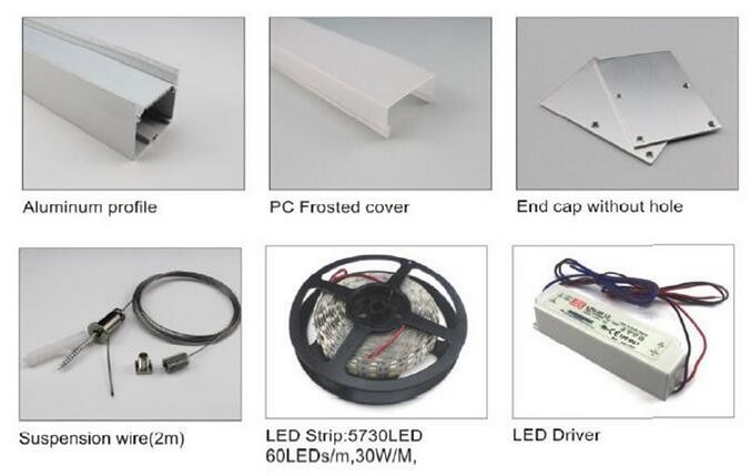 AL2114 led Aluminum profile for LED lights LED Aluminum housing LED extrusion profiles LED profile for led light