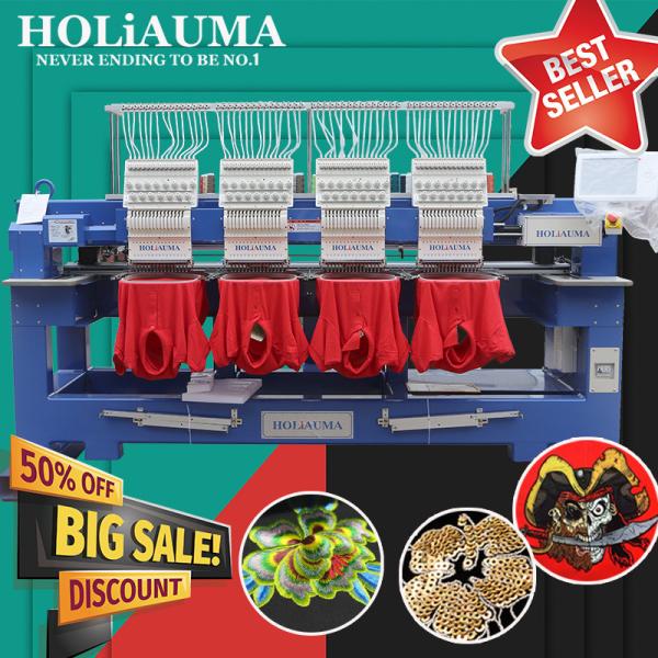 HOLiAUMA 15 needles 400*450mm 4 heads industrial embroidery machine like swf
