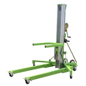 China Portable Material Lift with manual winch on sale