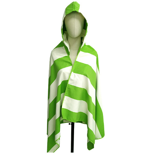 Personalised Printed Microfiber Childrens Beach Poncho Hooded Towels 40x80cm