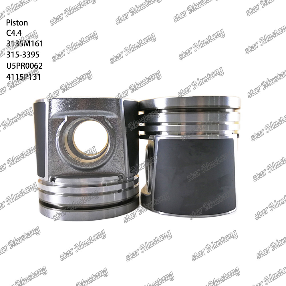 Piston C4.4 direct injection 3135M161 315-3395 U5PR0062 For Perkins Caterpillar Excavators And Engineering Equipment