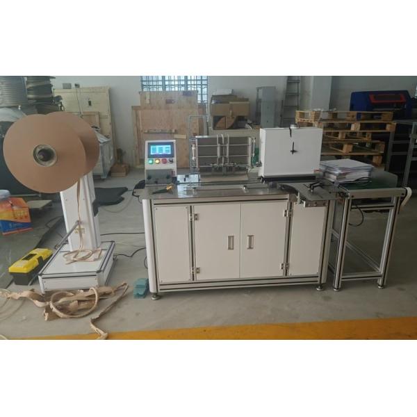 Quality Conveyor Size 2.16x0.37x0.7m Twin Loop Wire Spool Binding Machine Max 1 1/4 Inch 32 MM With Calender Hanger Attachment for sale