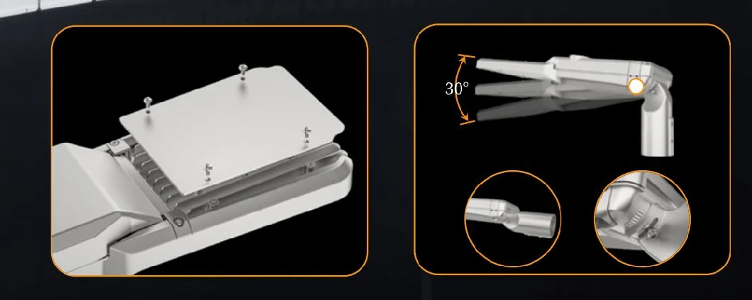 Factory Price CE RoHS 100W 0-10V Dim Die-Casting Aluminum Waterproof IP65 175lm/W LED Flood Street Light with Support Smart Control