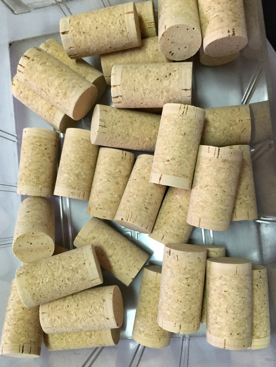 Twin Top Wooden Wine Cork Stopper Tasteless Nontoxic FDA
