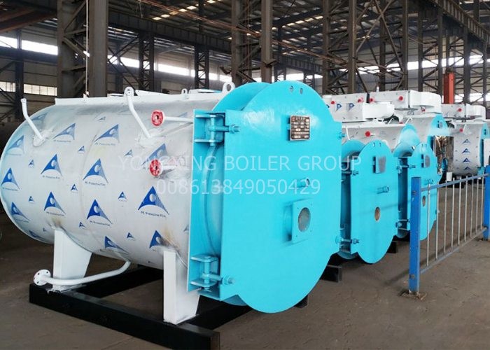 Horizontal Automatic Oil Fired Steam Boiler One Button Start Fuel Dual Purpose