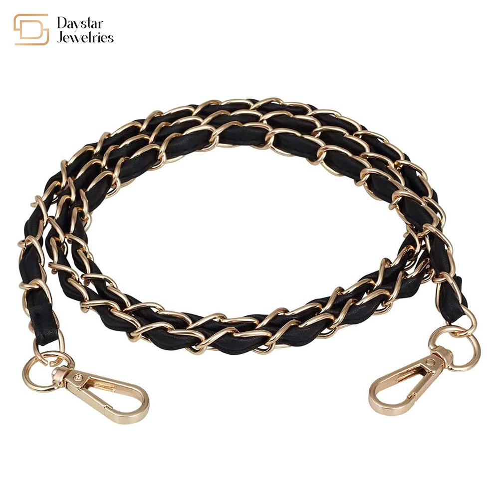 Crossbody Shoulder Replacement Leather Chain Strap With Buckle