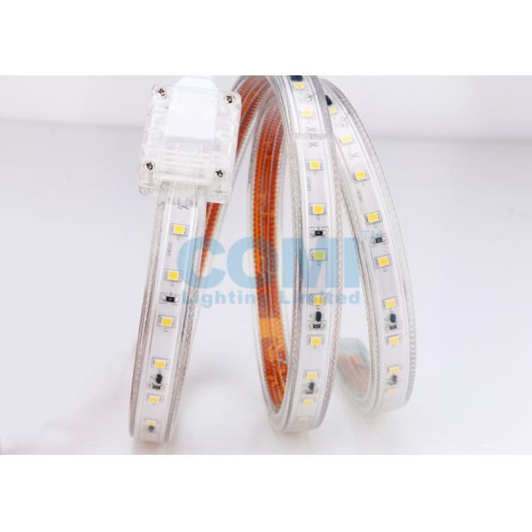 Quality 2Chip - in - 1 2835 75 - 80LM/LED High Voltage LED Strip Light AC Power Direct Input Design for sale