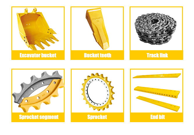 Whole Undercarriage Set For CAT D8L All Series Top Track Roller Idler Sprocket Segment For Undercarriage Spare Parts