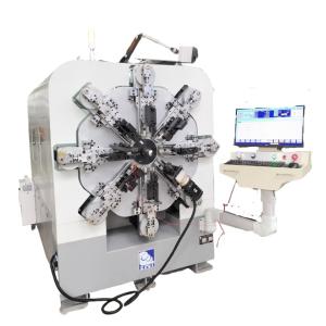 China Automatic Multi-Function CNC Spring Machine with 12 Axes Servo Motors and 100m/min Speed for Low-carbon Steel 2-6mm on sale