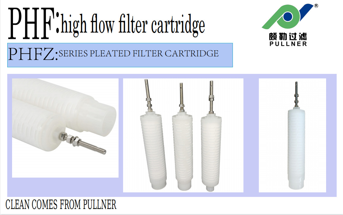 OD 69MM / 65MM Pleated Filter Cartridge Ensure High Accuracy High Throughput