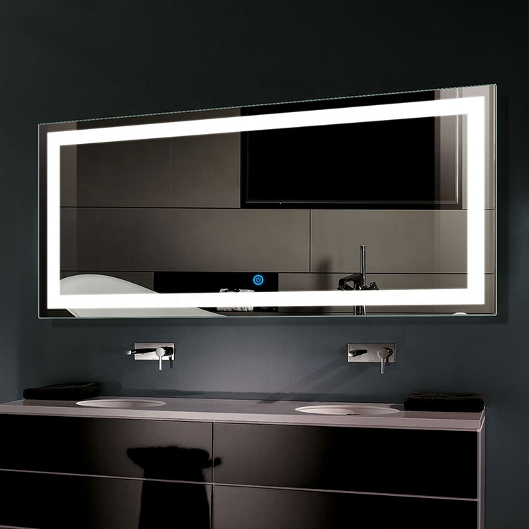 Stainless Steel Bathroom Decorative Wall Mirror Cabinet With Light CCT 2700K-6000K