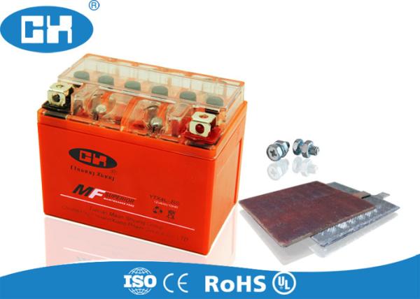 Three Wheel Motorcycle Vrla Gel Battery , Gel Filled Motorcycle Battery Long