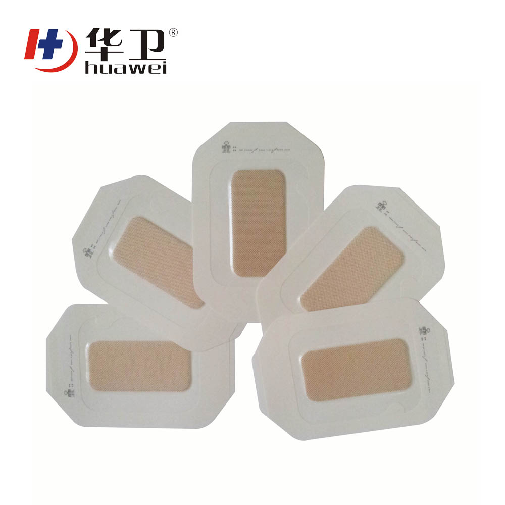 Hospital Supply Transparent Wound Dressing Non Woven Material For Clinic