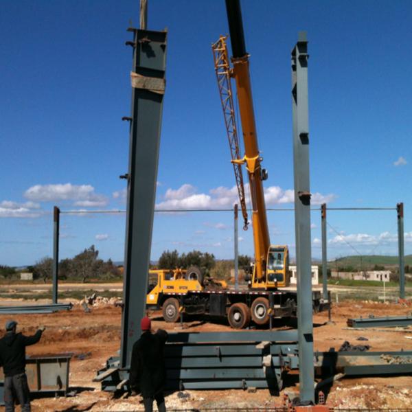 Quality Custom Steel Hangar Warehouse with Q235B Q345B Frame for sale