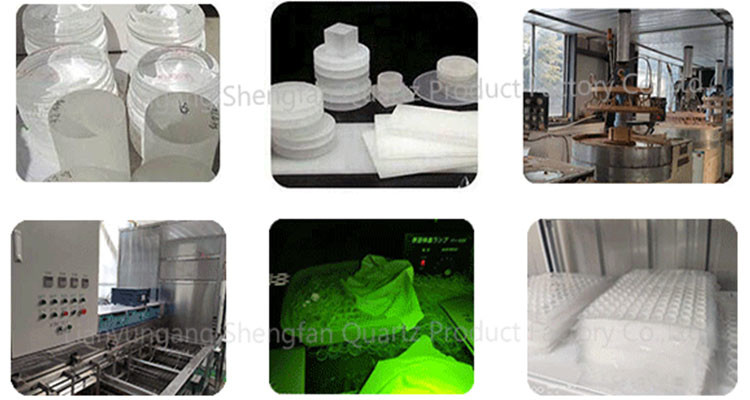 Transparent Quartz Glassware , Fused Silica Quartz Banger High Purity Clear