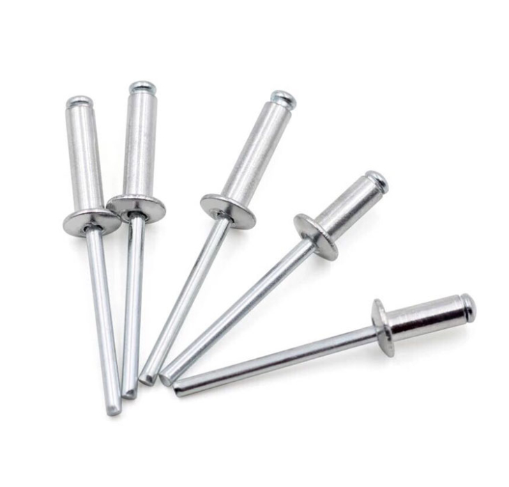 Colored And Sliver Open Type Domed Head Aluminium Blind Pop Rivets DIN7337