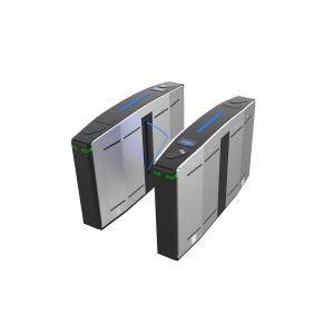 Flap Barrier Gate Turnstile Pedestrian Access Gate With Card Reader