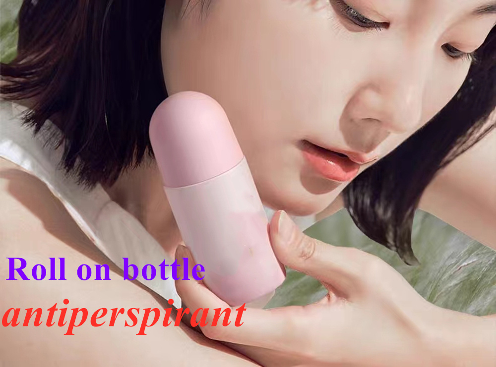 Hot Sale 50ml 60ml Child Lip Lick Food Use HDPE Black Plastic Roll on Bottle Sweat Stink Deodorant Bottle