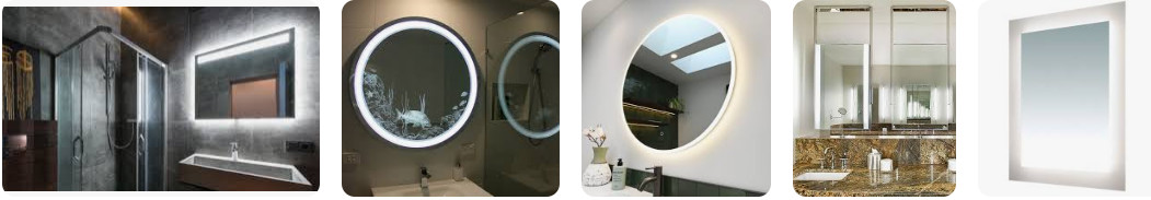LED Backlit Bathroom Mirror Anti Fog Full Length Mirror Customization
