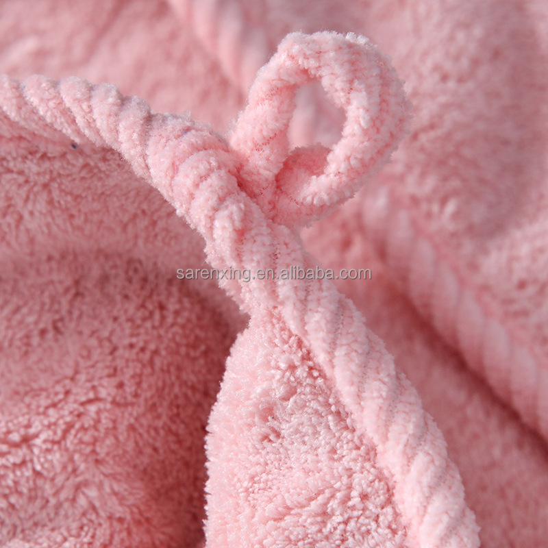 Unisex Shower Cap Dry Hair Towel Custom Thickening Elastic Bathing Cap for Sustainable