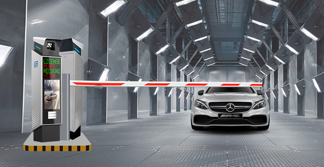 Advanced Parking Management Solution With LPR Camera And Single LED Display