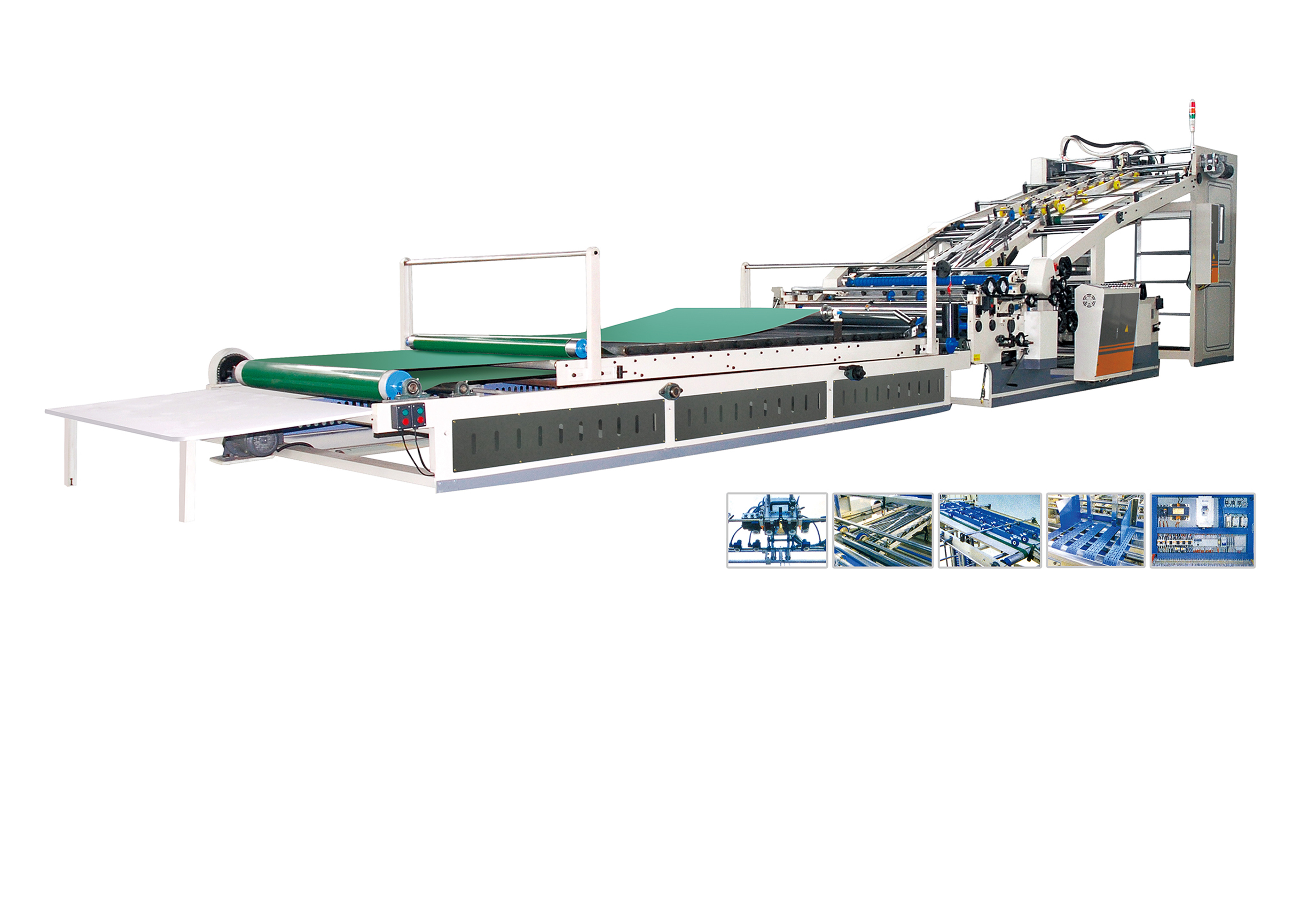 1.1m Corrugated Board Flute Laminator Machine Automatic