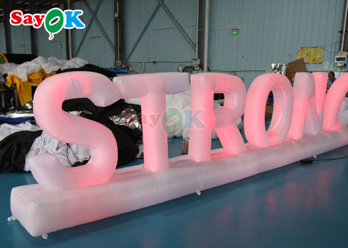 Customized Giant Inflatable Billboard Sign Balloon For Advertising Attractive Logo Display