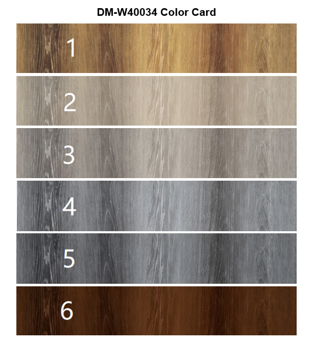5mm 4mm SPC Rigid Core Vinyl Plank Charcoal White Oak GKBM DM-W40034