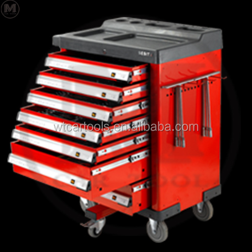 400pcs Garage Tool Trolley Set Large Capacity With 8 Drawers 5pcs Wheels