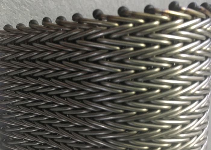 Stainless Steel Compound Balanced Belt Cordweave Belt for Snack Foods