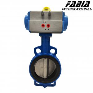  Clamp Pneumatic Butterfly Valve Carbon Steel Body Soft Seal Butterfly Valve Manufactures