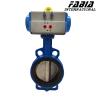 Buy cheap Clamp Pneumatic Butterfly Valve Carbon Steel Body Soft Seal Butterfly Valve from wholesalers