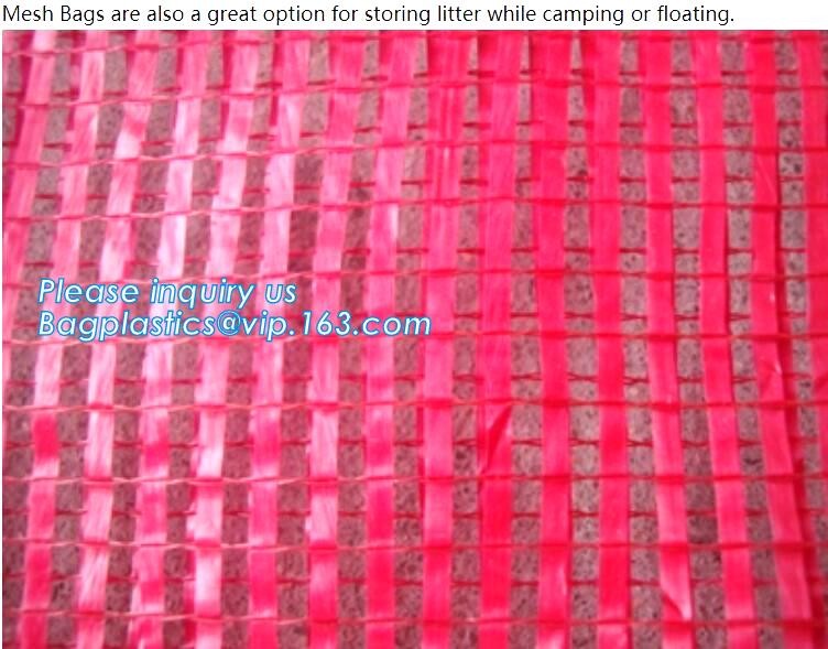 Reusable Solid Shopping Bag String Grocery Bag Shopper Cotton Tote Mesh Net Woven Portable Durable Shopping, BAGEASE