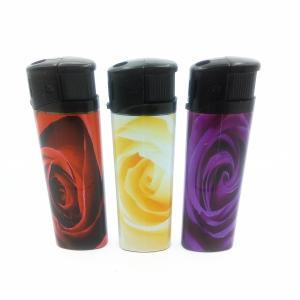 Portable Colorful Plastic Disposable and Refillable Torch Lighter for Electronic