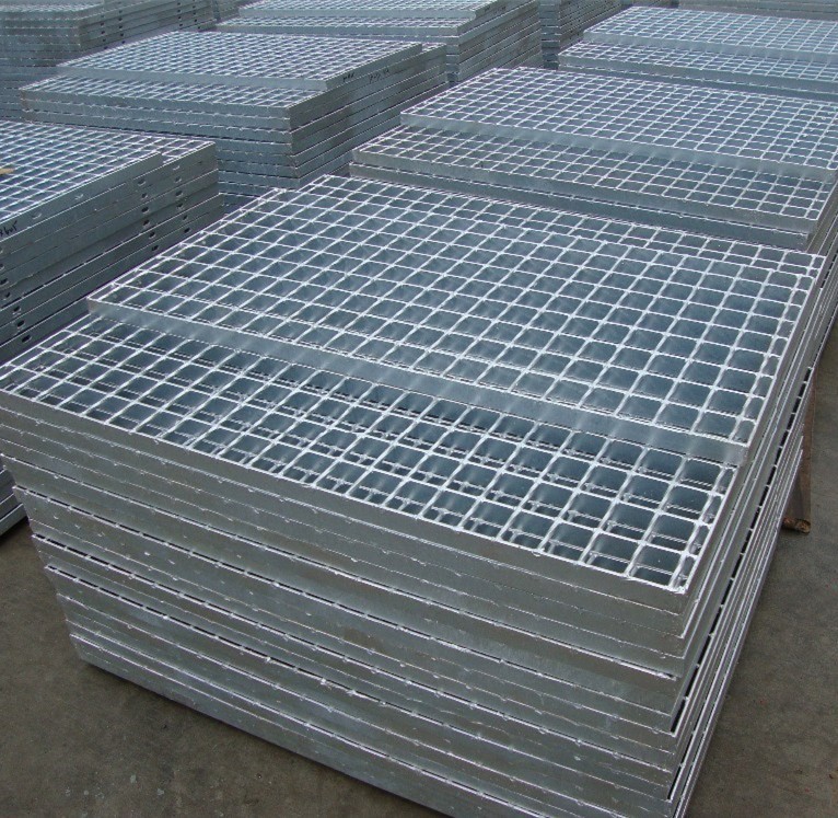 Industrial Grade Steel Grating Panels Interlocking Design For Drainage Ventilation