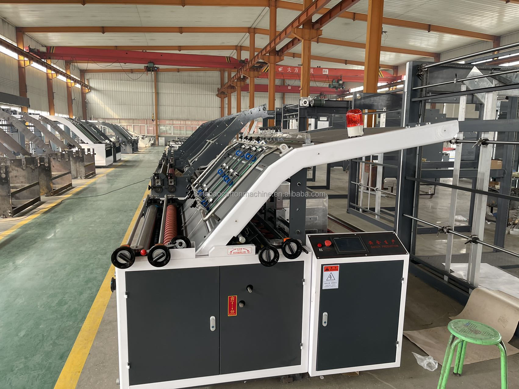 350mm Servo Semi Automatic Flute Laminating Machine for Cardboard and Corrugated Paper