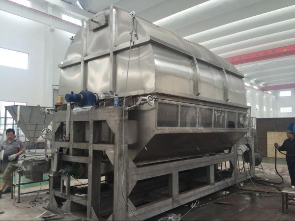 Carbon Steel Double Drum Hot Air Dryer Machine PLC Control Steam Thermal Oil