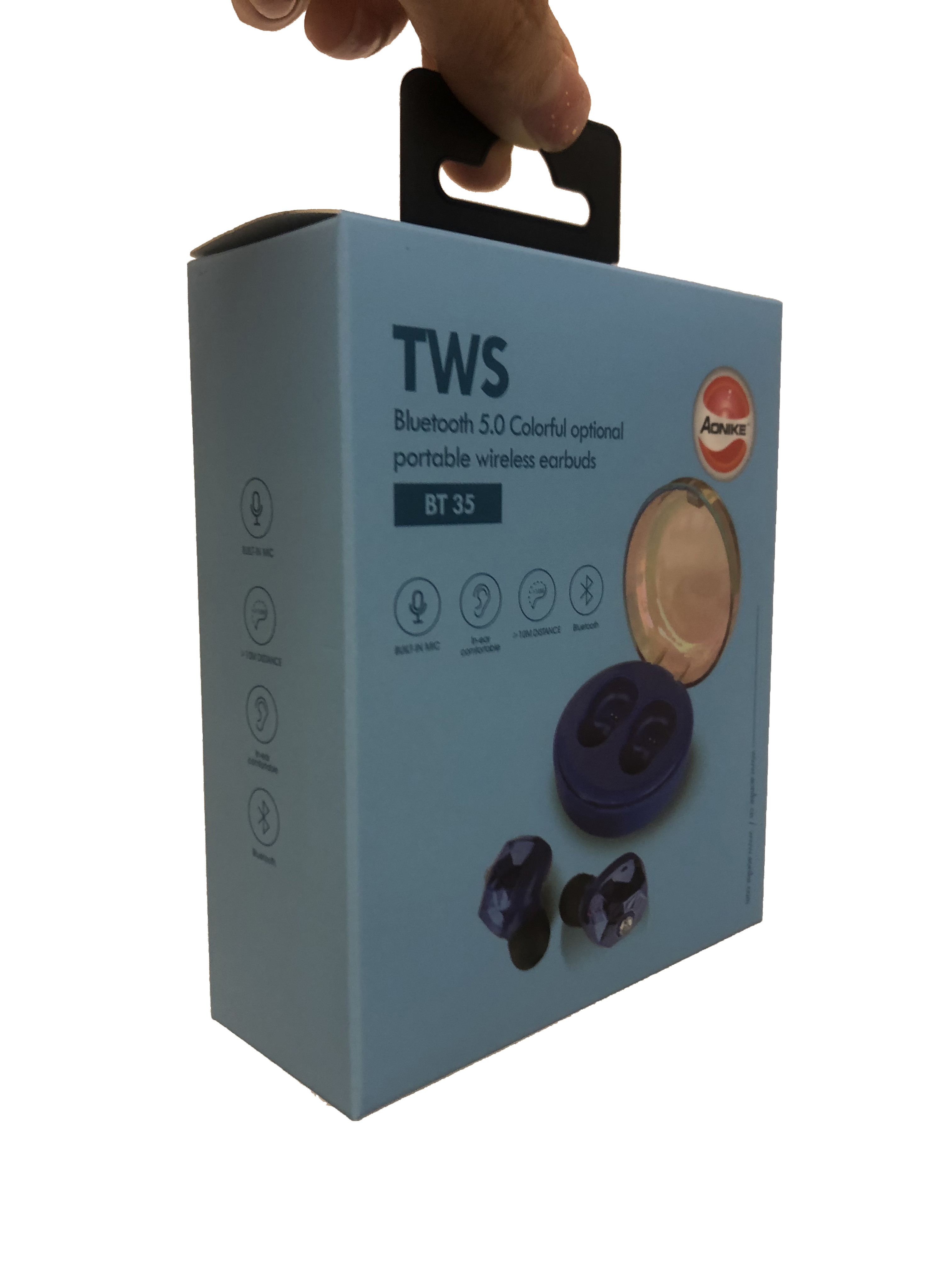 Diamond Heavy Bass 9mm 1hrs TWS Bluetooth Earbuds