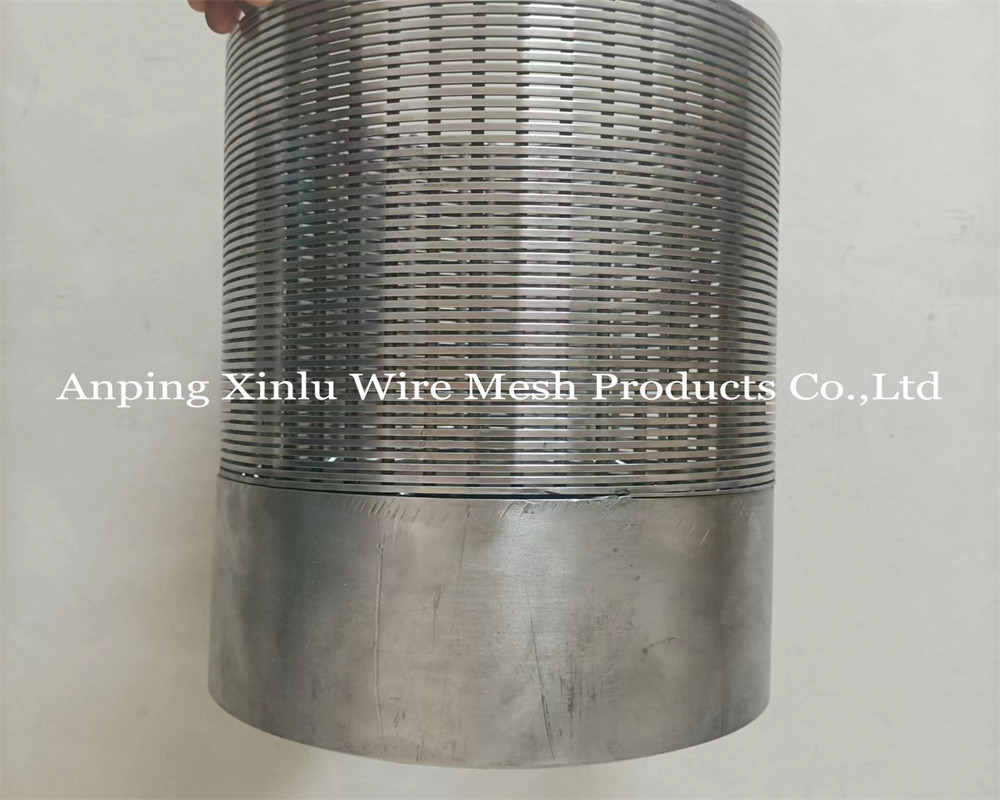 8-5/8 No Magnetic SS205 Johnson Wedge Wire Screen Pipe 20ft long Pickling for Water Treatment and Oil & Gas Industry