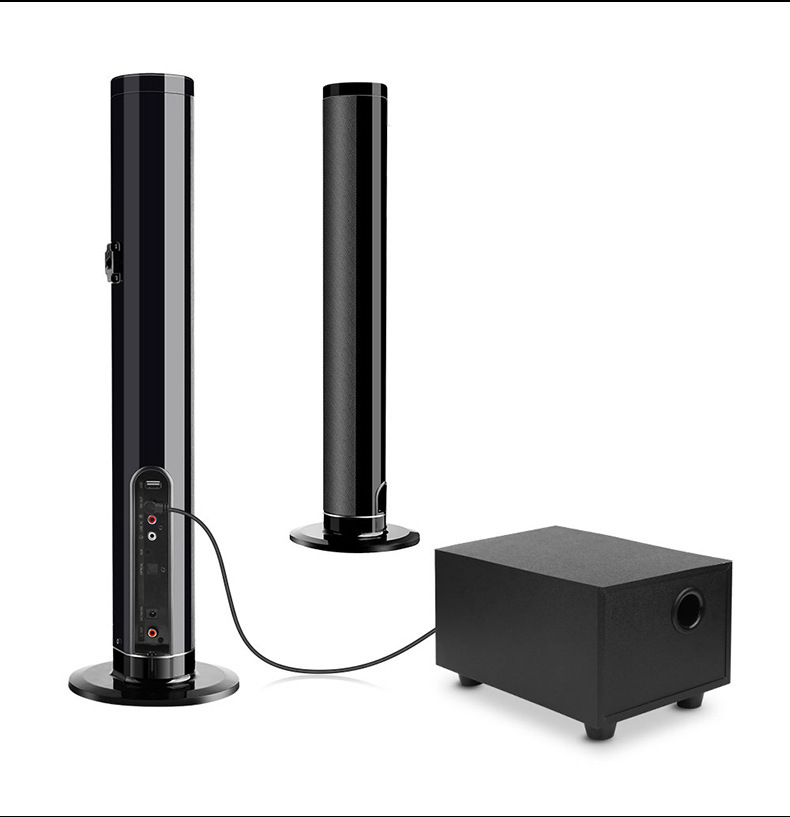 150W Wireless Bluetooth Soundbar , Subwoofer TV Soundbar For Home Theater