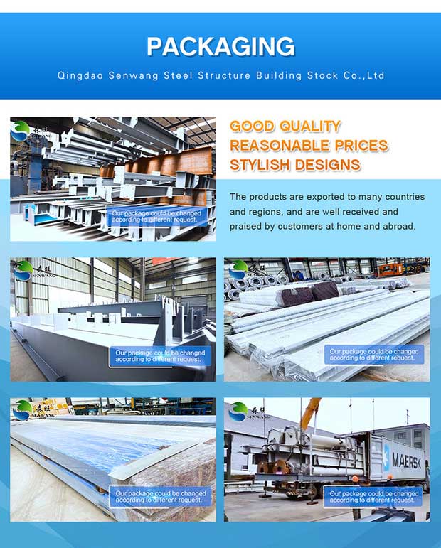 Steel Frame Storage Buildings , Prefab Commercial Office Building