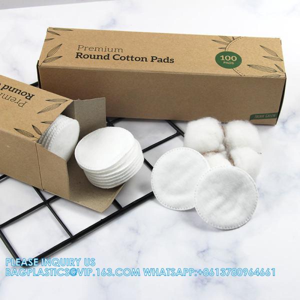 Beauty Facial Cleansing Makeup Remover Bulk Cotton Pads Pure Cotton Plain Ladies