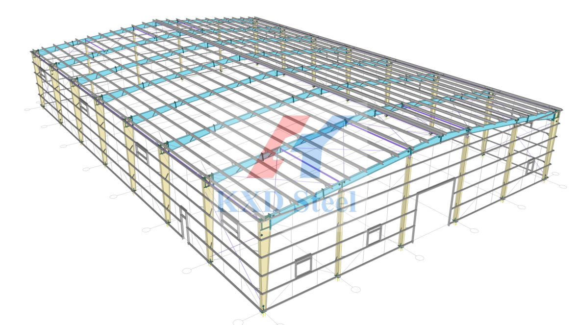 Steel Structure Light Prefab Warehouse