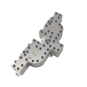  8.5 - 10.5ghz Coaxial 4 Way Power Divider , Small Waveguide Power Splitter Manufactures