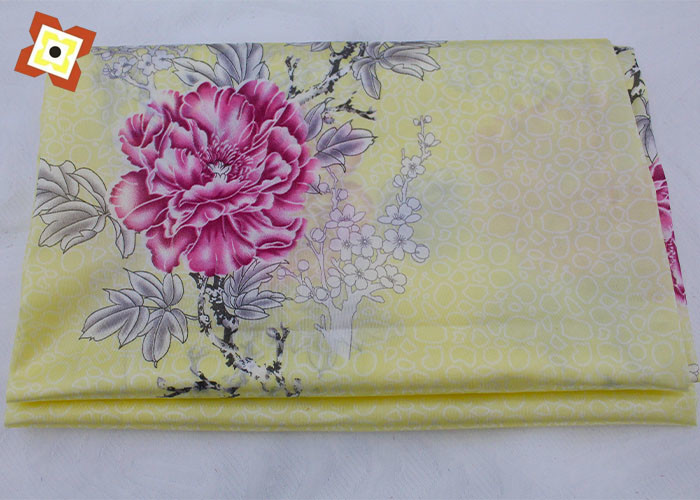 Custom Printed Brushed Polyester Microfiber Fabric Shrink Resistant